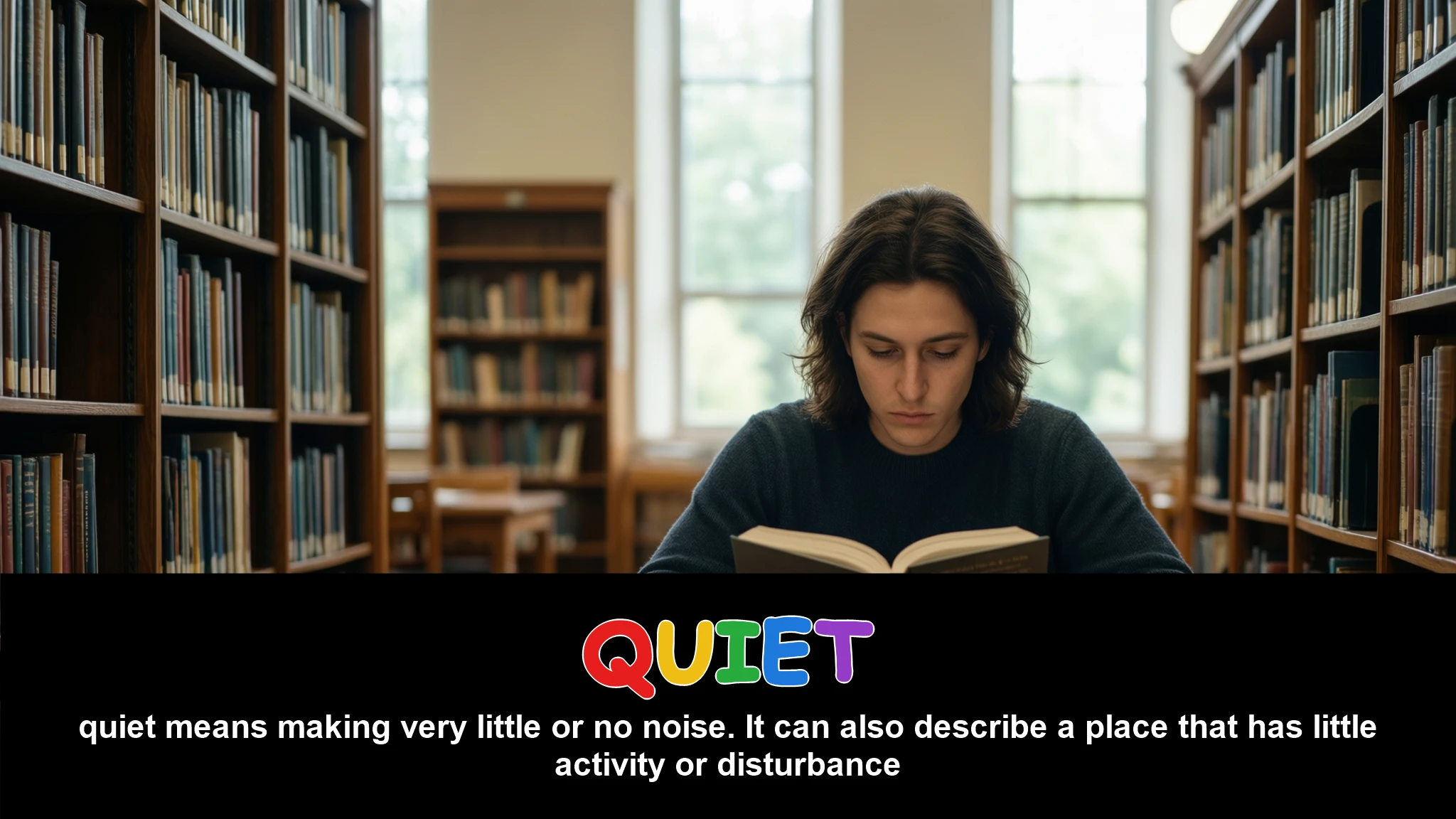 English Illustration for quiet